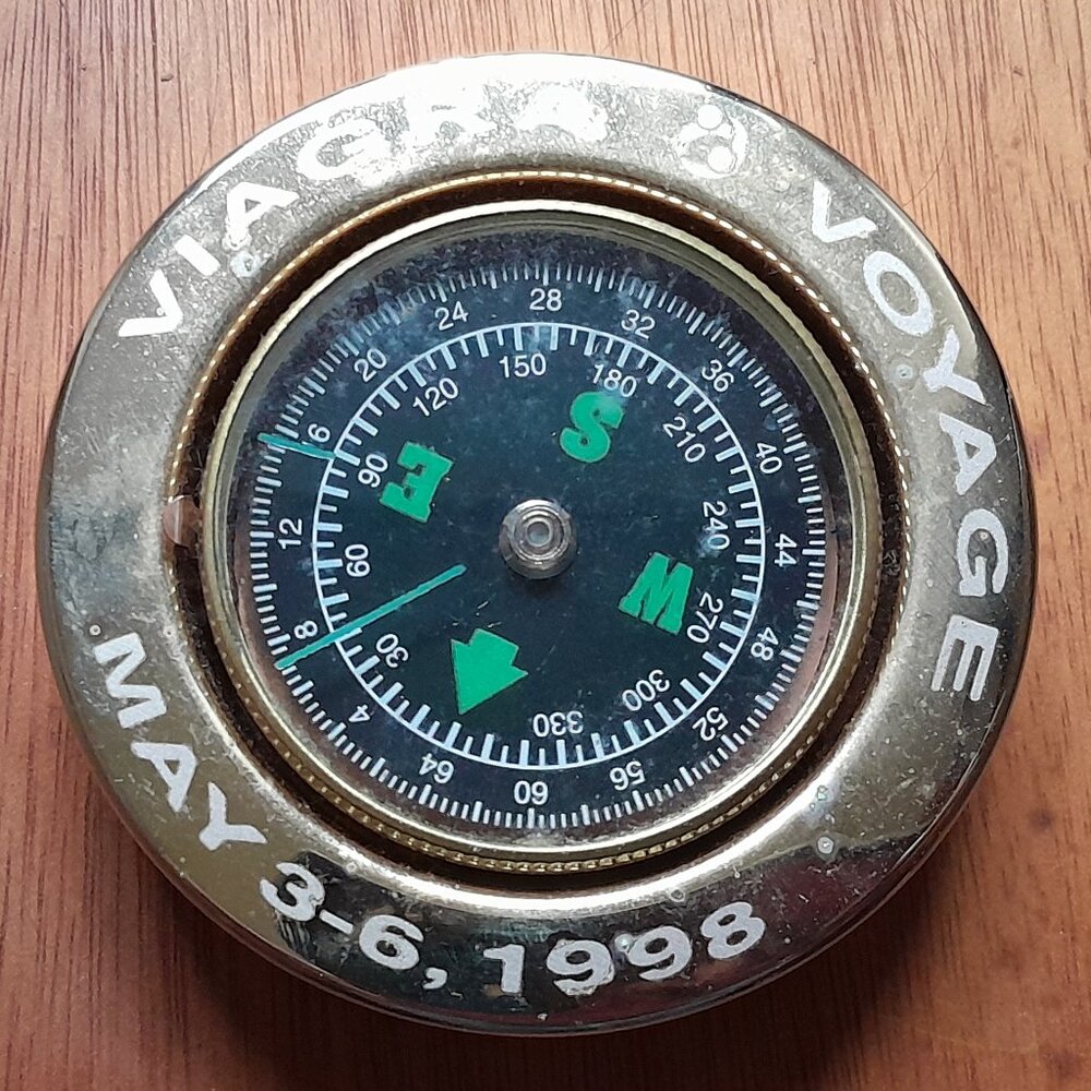 Branded Compass and Pen: Authentic!